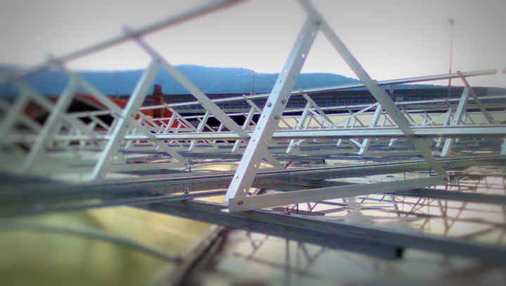struttura impianto fotovoltaico
